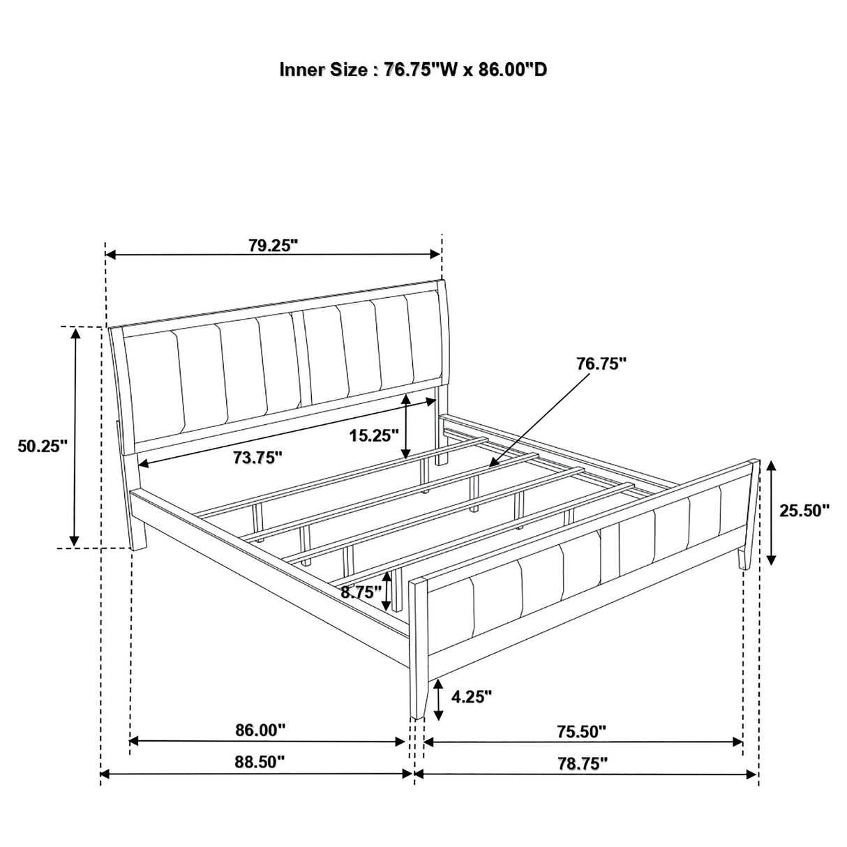 Wilkes Panel Bed