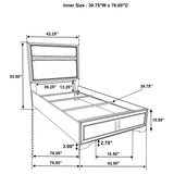 Miranda Panel Bed