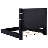 Tisdall Wingback Bed with Flame Visualizer