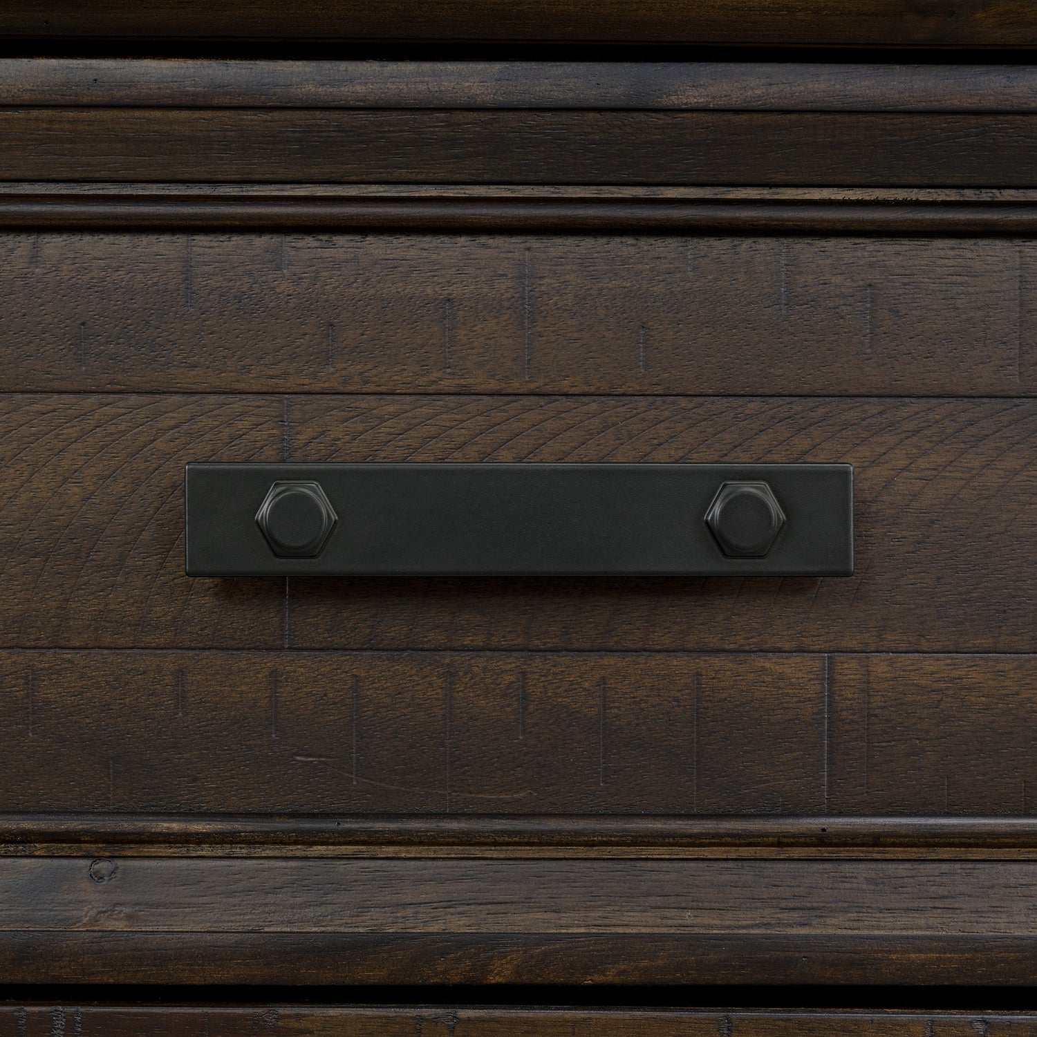 Colorado City Dresser and Mirror Set in Charcoal