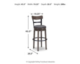 Caitbrook Bar Height Bar Stool
