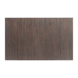 Martin 3 pc Drop Leaf Dining Set (Dark Brown Top - White Base)