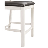 Martin 5pc Counter Set (Dark Brown Top - White Base)