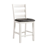 Martin 5pc Counter Set (Dark Brown Top - White Base)
