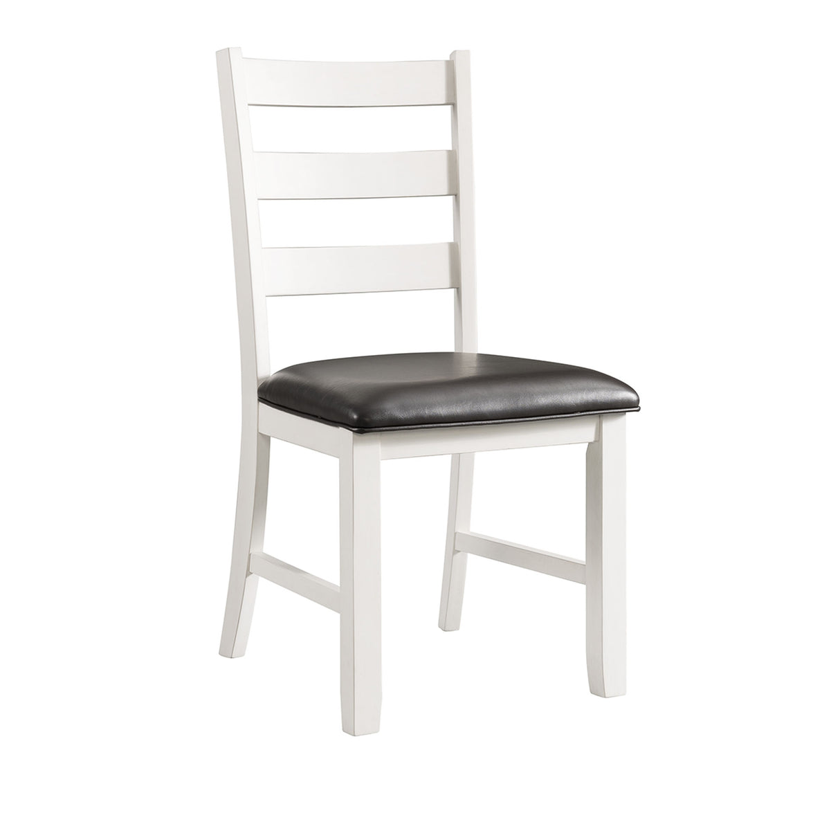 Martin 5 Pc Dining set (Dark Brown Top - White Base)