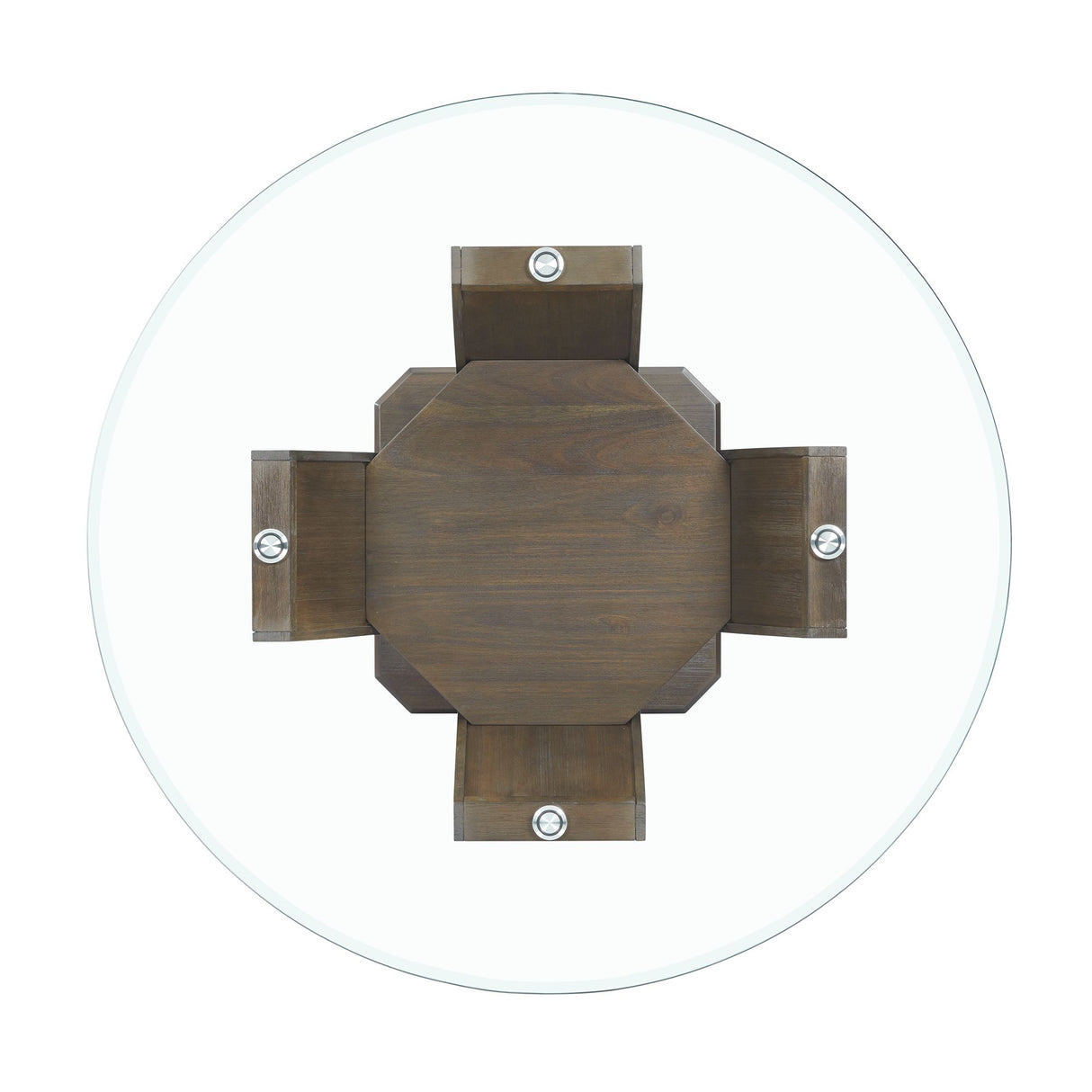 Dapper Round Counter Height Dining Table in Walnut