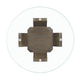 Dapper Round Counter Height Dining Table in Walnut