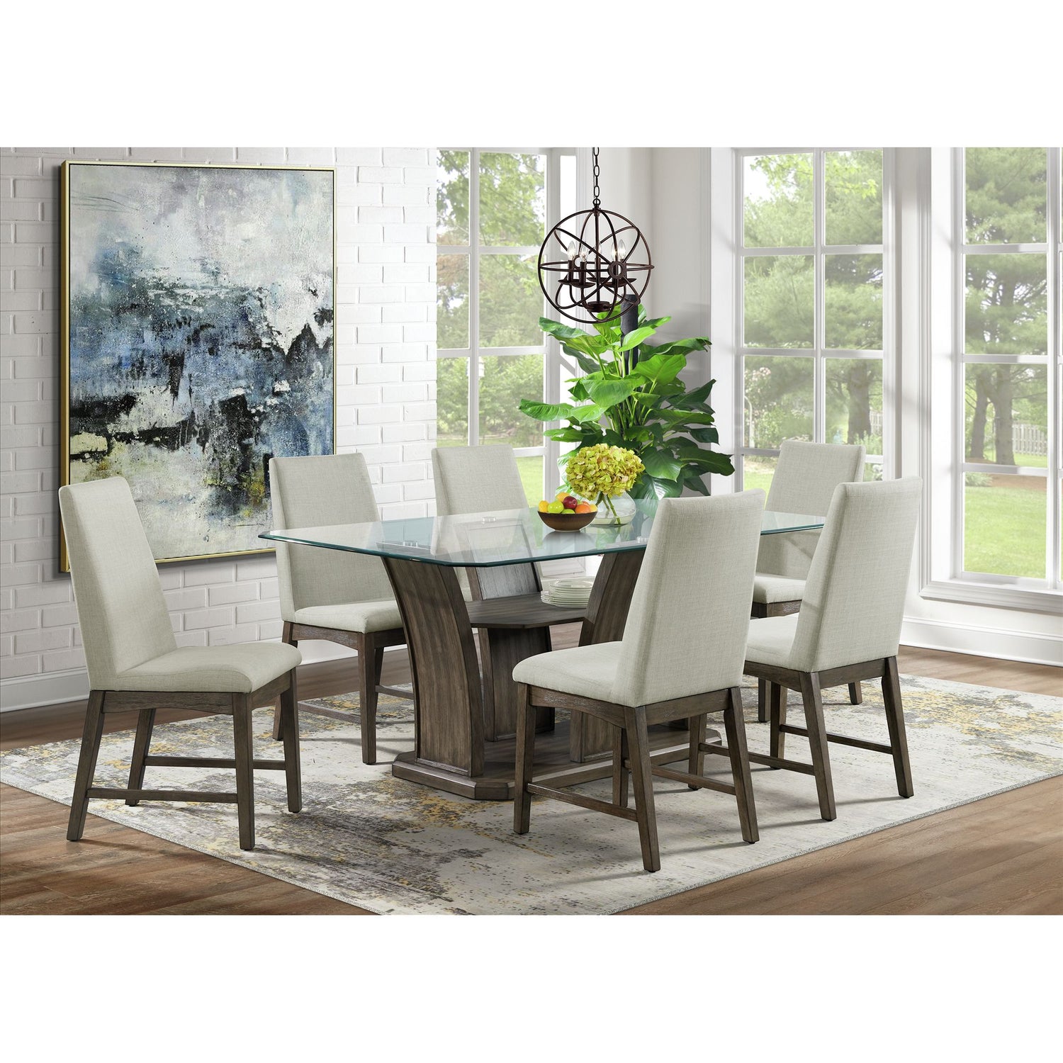 Dapper Dining Side Chair (Grey Finish) (Two Per Carton)