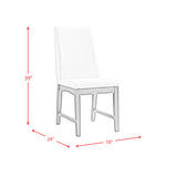 Dapper Dining Side Chair (Grey Finish) (Two Per Carton)