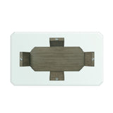 Dapper Grey Rectangular Counter Table