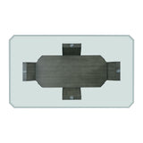 Dapper Grey Rectangular Dining Table
