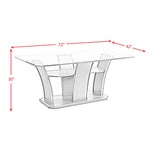 Dapper Rectangular Dining 5PC Set-Table and Four Chair
