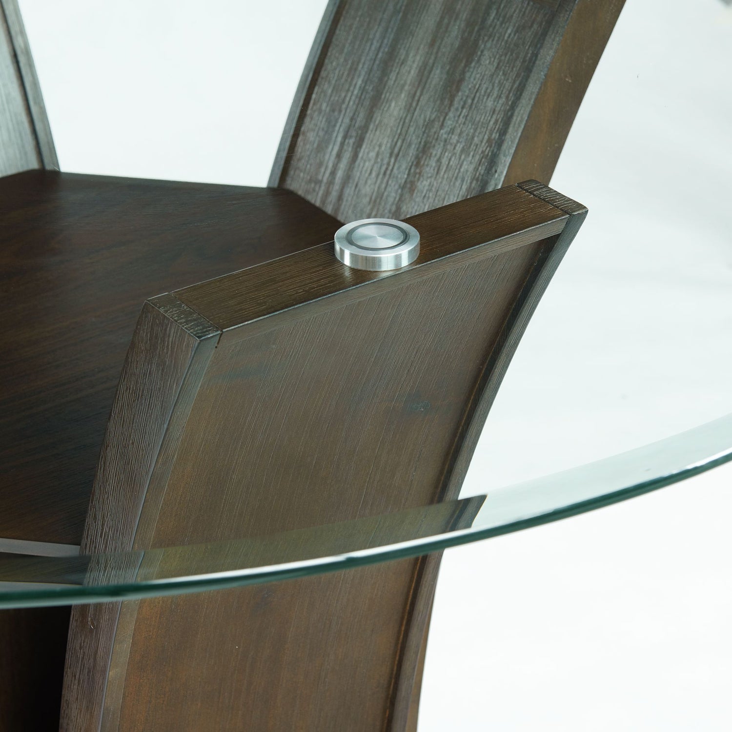 Dapper Grey Round Counter Table