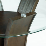 Dapper Grey Round Counter Table