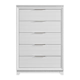 Denmark 5-Drawer Chest in White