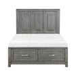 Garretson Full Platform Bed with Footboard Storage image