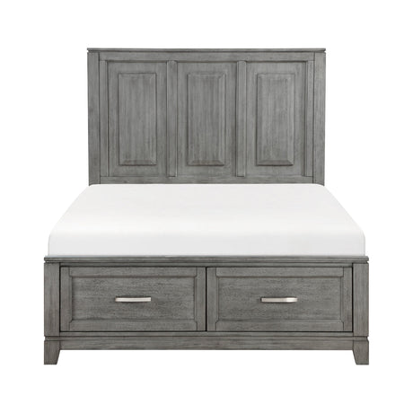 Garretson Full Platform Bed with Footboard Storage image