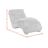 Dominick II Chaise in Masis Cocoa