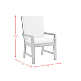 Donovan Upholstery Arm Chair Dark (2 Per Pack)