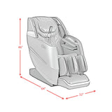 Ease Massage Chair in Black PU (Single Pack)