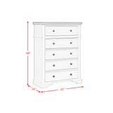 Eastwood Youth UPH Bedroom Set in Off-White