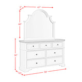 Eastwood Youth UPH Bedroom Set in Off-White
