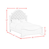 Eastwood Youth UPH Bedroom Set in Off-White
