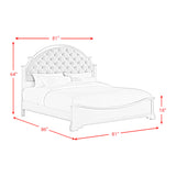 Eastwood Youth UPH Bedroom Set in Off-White