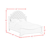 Eastwood Youth UPH Bedroom Set in Off-White