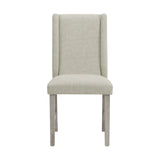 Eleanor Dining Side Chair with Heirloom Fabric in White (2 Per Carton)