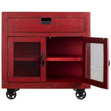 Industrial 2-Door Accent Chest