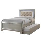 Platinum Youth Full Platform Bed w/ Trundle