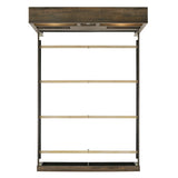 Bailey Queen Bookcase Panel Bed with Bluetooth