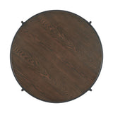 Vienna Round Coffee Table with Wooden Top