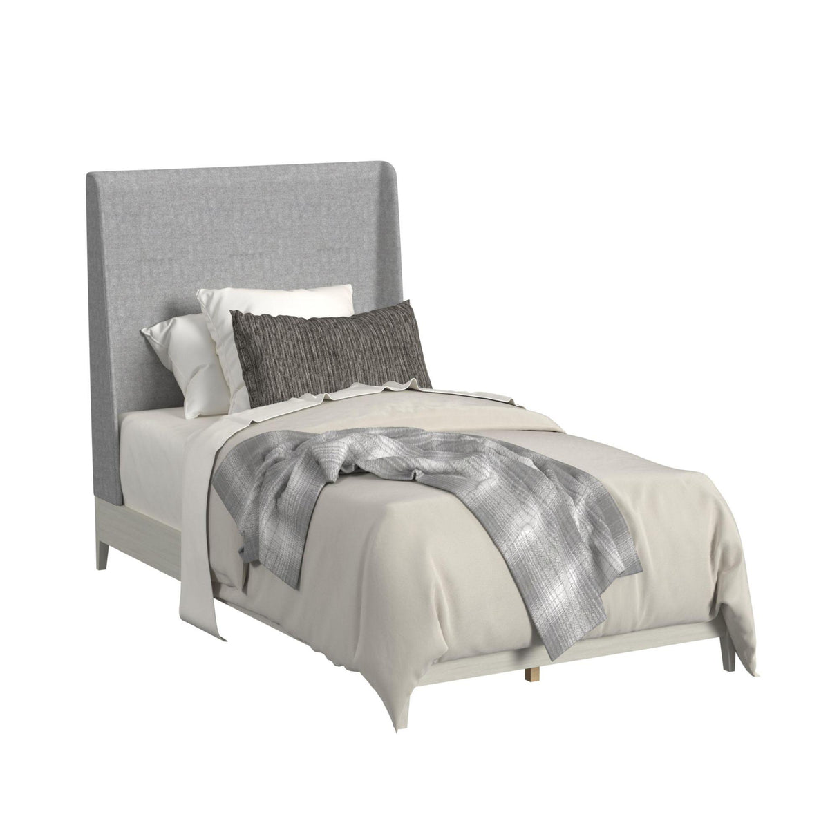 Westland UPH Bedroom Set with Grey Fabric