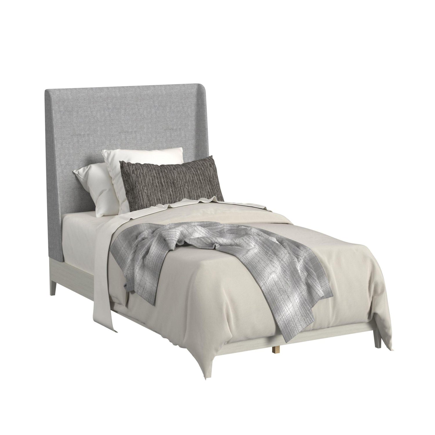 Westland UPH Bedroom Set with Grey Fabric