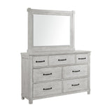 Scott Dresser & Mirror Set White Finish