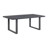 Playa Standard Height Dining Set in Dark Grey-Table and Four Chairs