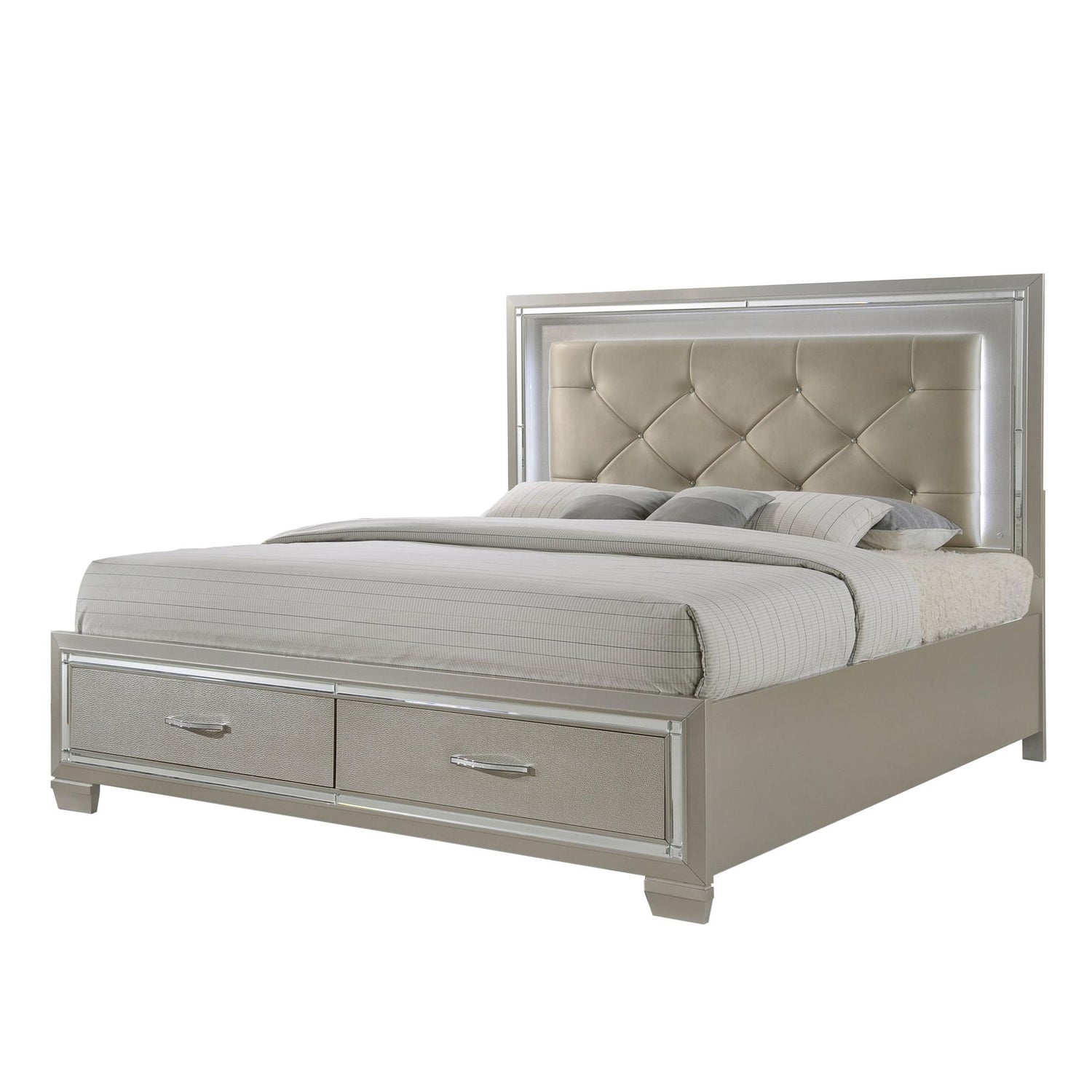 Platinum Queen Platform Storage 5PC Set