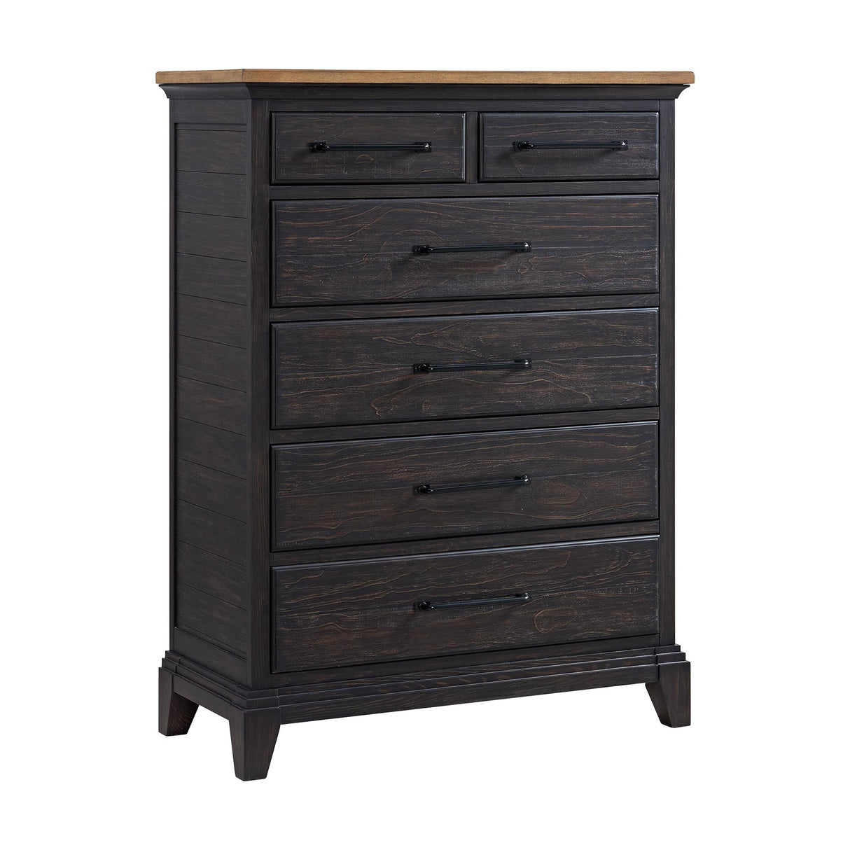 Montrose Chest in Espresso & Brown