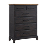 Montrose Chest in Espresso & Brown