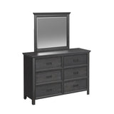 Hampton Kids Dresser and Mirror Set