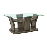 Dapper Rectangular Coffee Table Grey