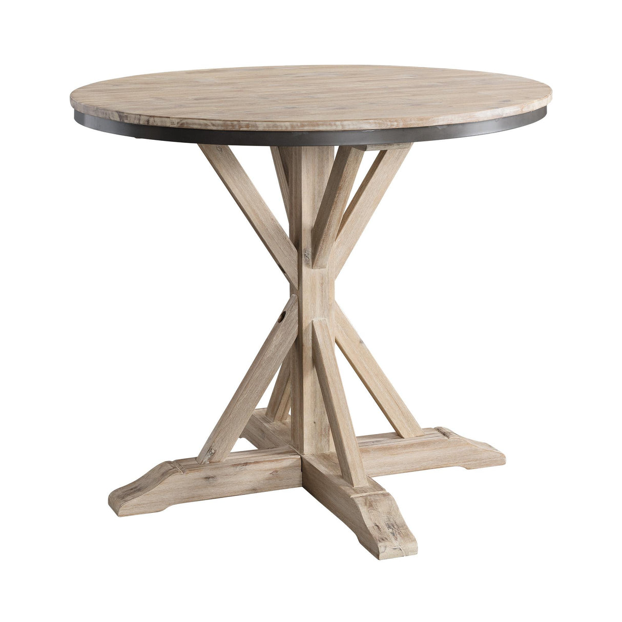 Callista Round Counter Height 5PC Dining Set-Table and Four Stools