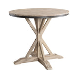 Callista Round Counter Height 5PC Dining Set-Table and Four Stools