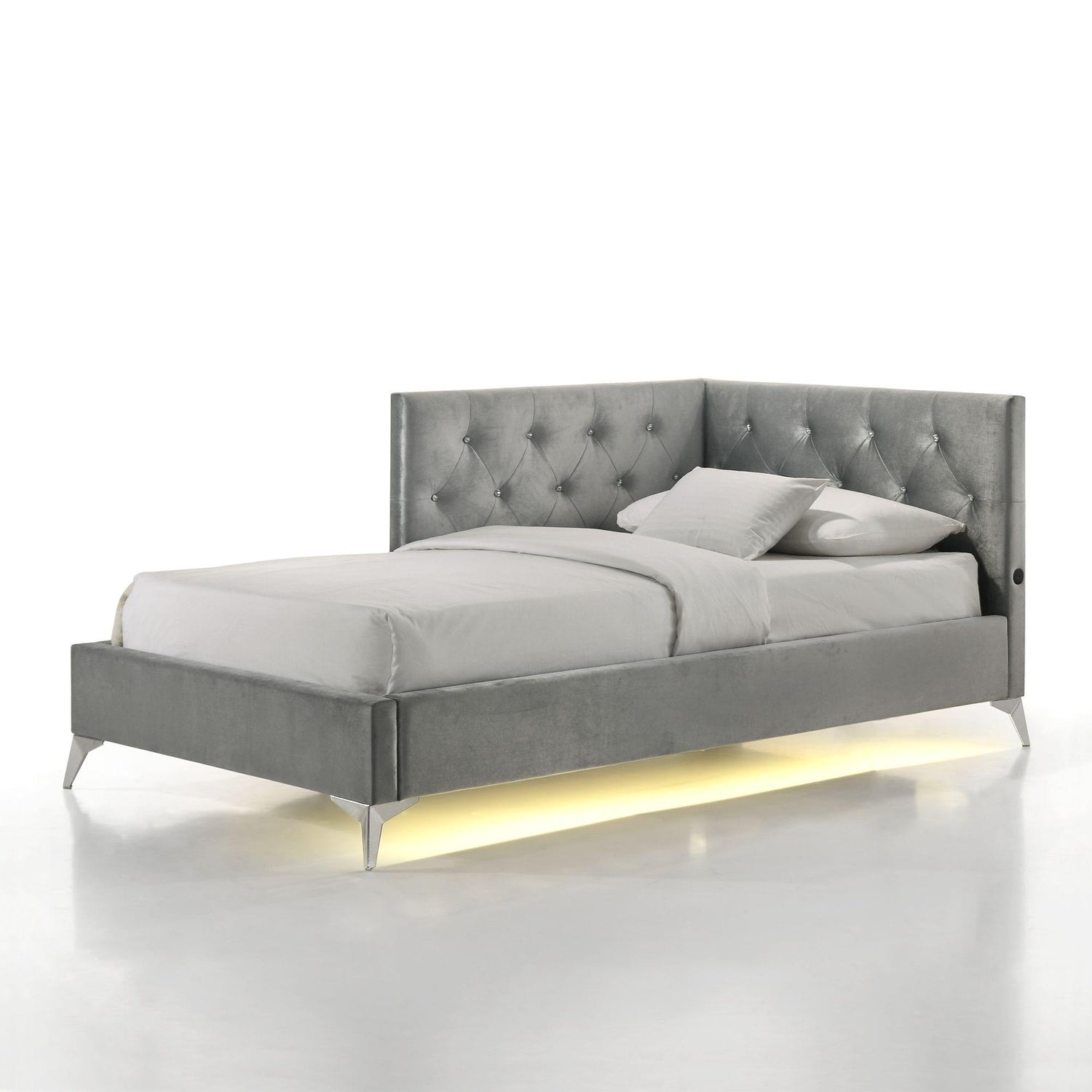 Amberley UPH Corner Bed with LED and USB