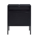 Ember Nightstand (C-1094) BLACK NIGHTSTAND W/ USB