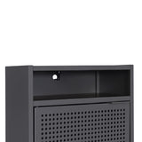 Ember Nightstand (C-1094) GREY NIGHTSTAND W/ USB
