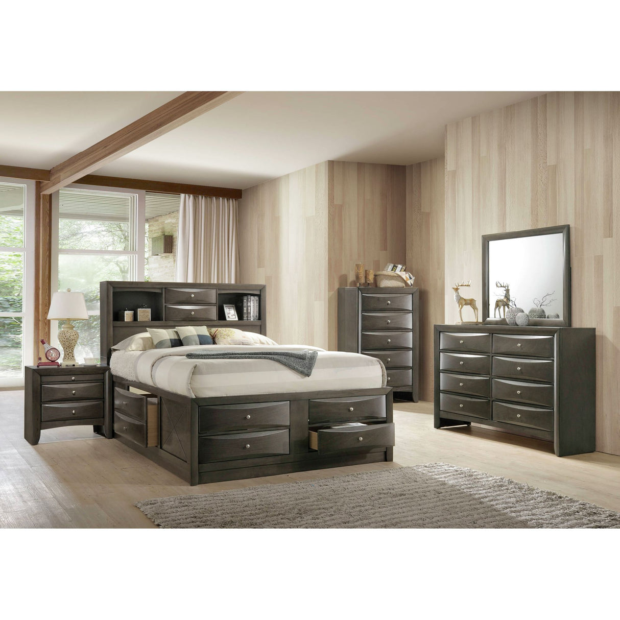 Emily Nightstand Grey