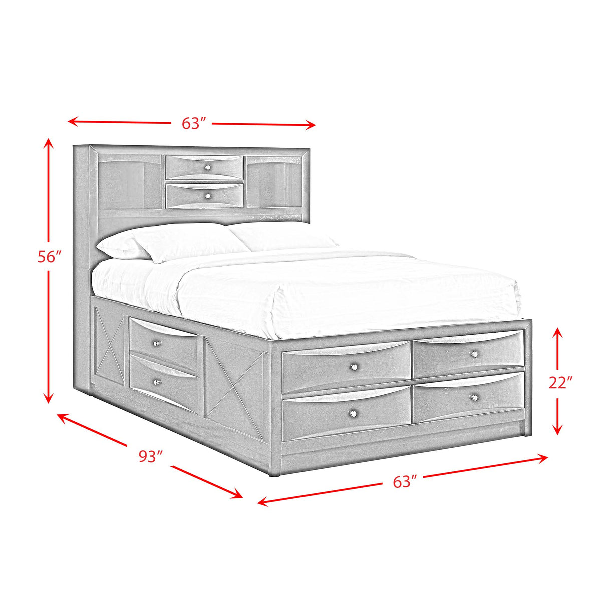 Emily Storage Bed